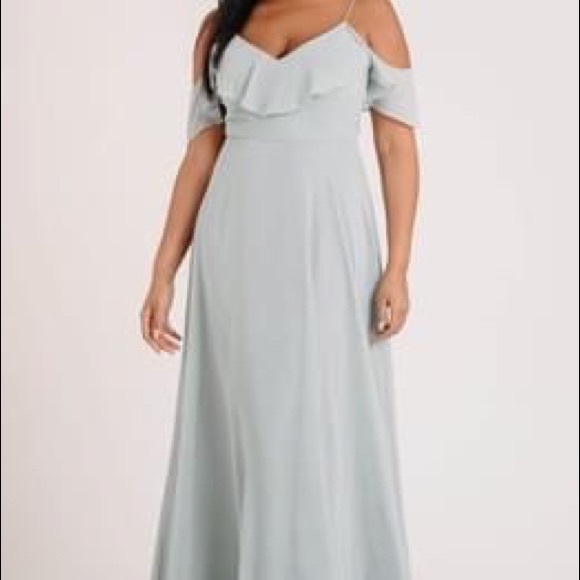 Jenny Yoo Dresses & Skirts - Jenny Yoo Chiffon Bridesmaid Mila Dress Size 18